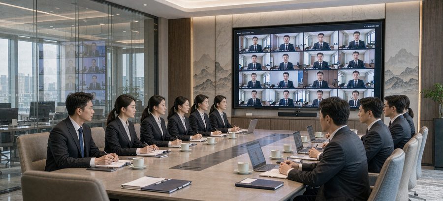 金融政企视频会商